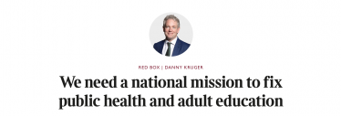 The Times headline of Danny Kruger